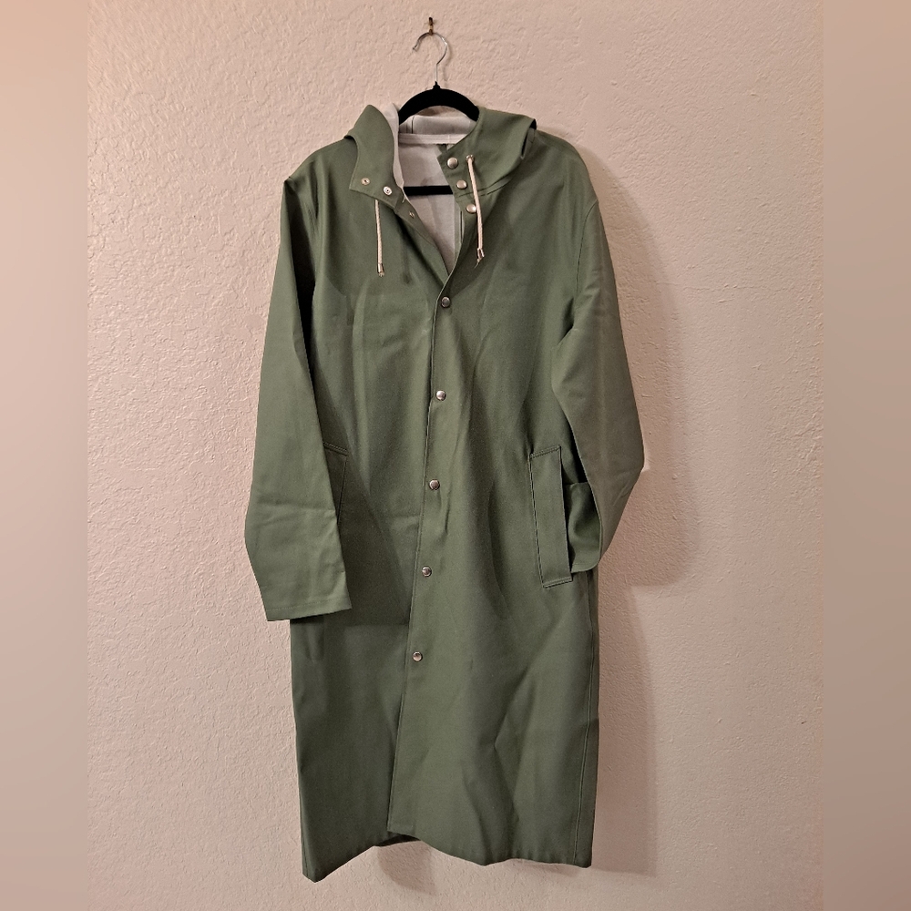 Stutterheim Sage Green Women's Heavyduty Raincoat Waterproof Jacket
